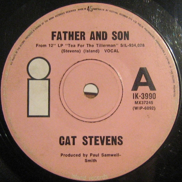 Cat Stevens – Father And Son (LP, Vinyl Record Album)