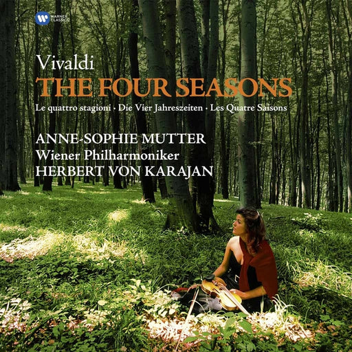 Antonio Vivaldi, Anne-Sophie Mutter, Wiener Philharmoniker, Herbert Von Karajan – The Four Seasons / Le Quattro Stagioni / Die Vier Jahreszeiten / Les Quatre Saisons (LP, Vinyl Record Album)