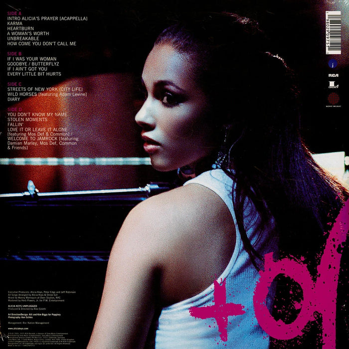 Alicia Keys – Unplugged (2xLP, 20th Anniversary Edition) LP vinyl record, image 2 of 3