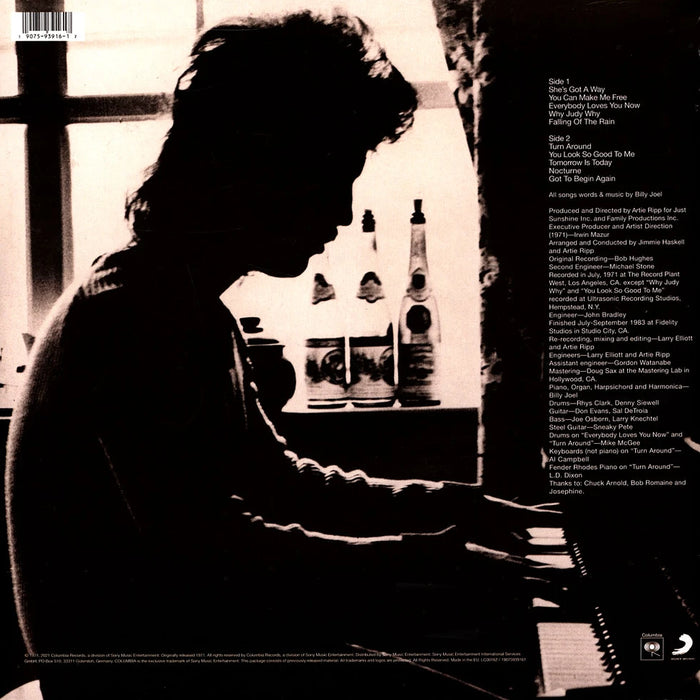 Billy Joel – Cold Spring Harbor LP vinyl record, image 3 of 3