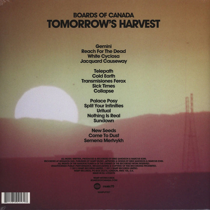 Boards Of Canada – Tomorrow's Harvest (2xLP) LP vinyl record, image 2 of 3