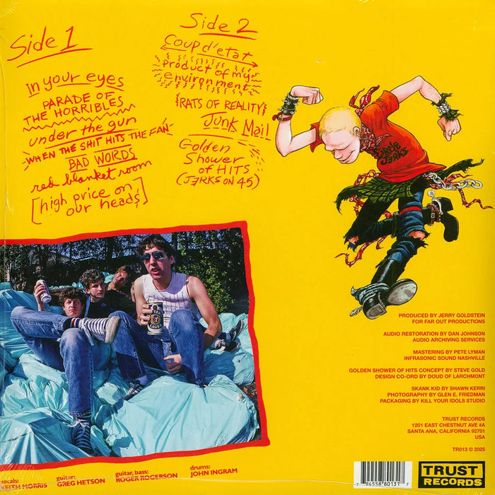 Circle Jerks – Golden Shower Of Hits LP vinyl record, image 2 of 4