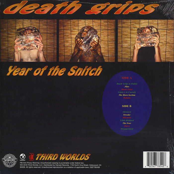 Death Grips – Year Of The Snitch LP vinyl record, image 2 of 3