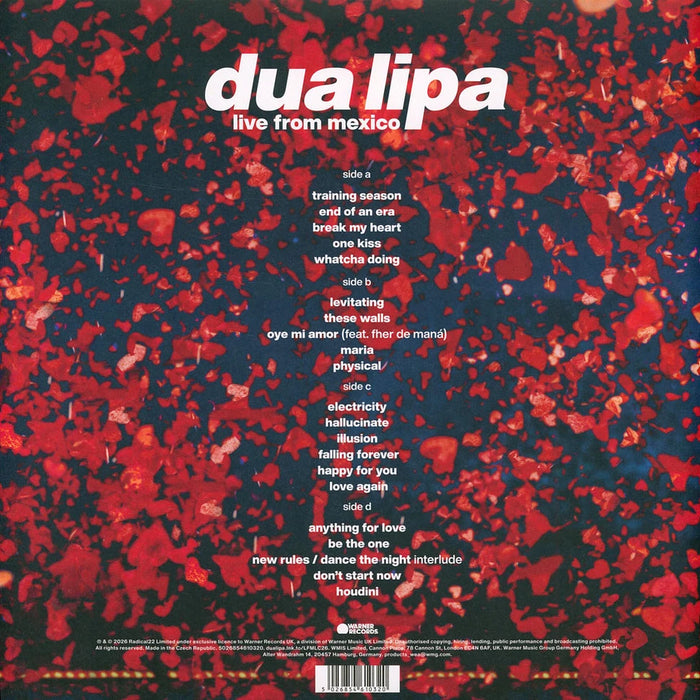 Dua Lipa – Dua Lipa (2xLP, live From Mexico, Black Ice Vinyl) LP vinyl record, image 2 of 4