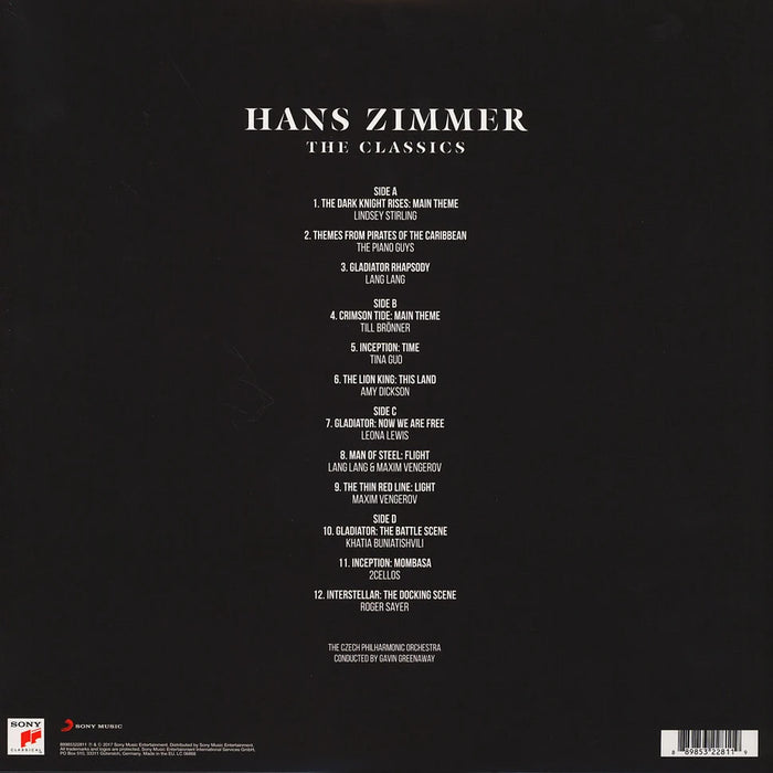Hans Zimmer – The Classics (2xLP) LP vinyl record, image 2 of 3