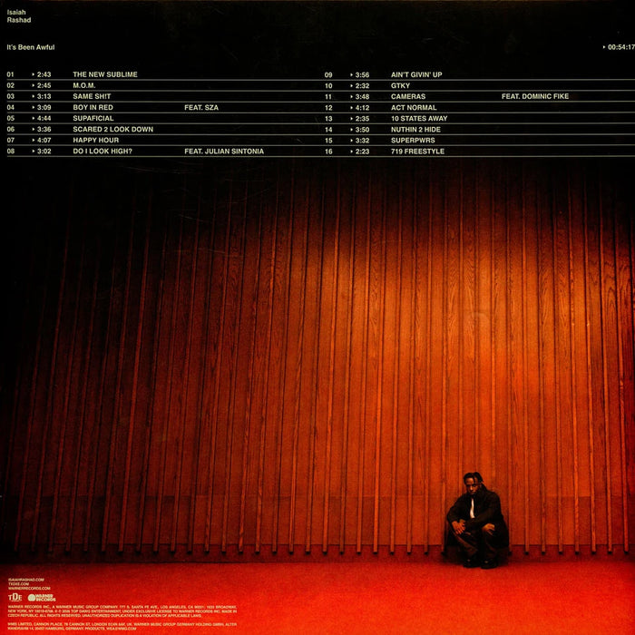 Isaiah Rashad – It's Been Awful (2xLP) LP vinyl record, image 2 of 3