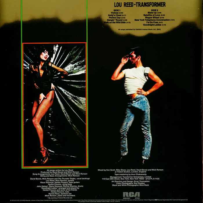 Transformer – Lou Reed LP vinyl record, image 2 of 2