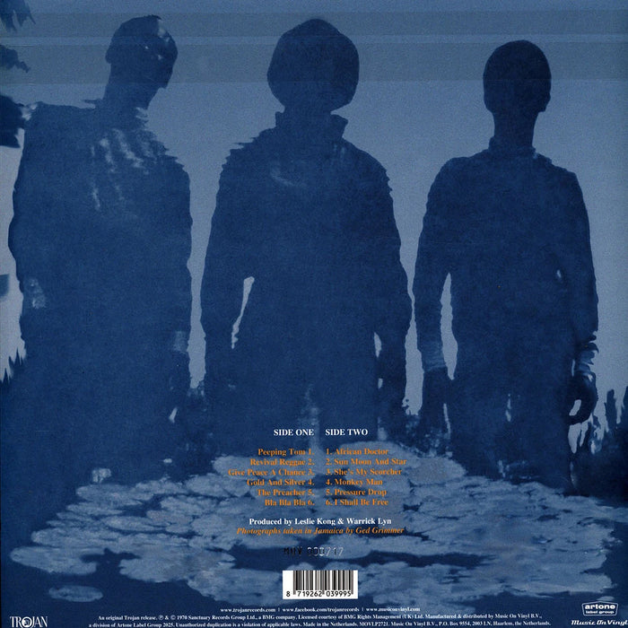 The Maytals – Monkey Man (Yellow vinyl) LP vinyl record, image 2 of 3