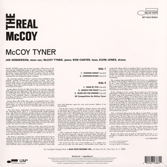 McCoy Tyner – The Real McCoy (Blue Note Classic) LP vinyl record, image 2 of 3