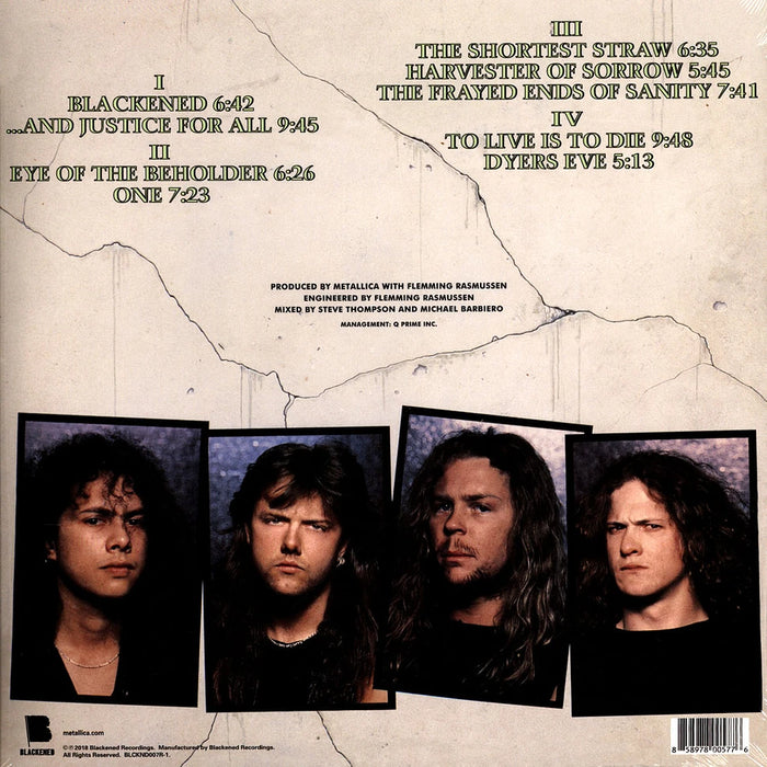 Metallica – ...And Justice For All (2xLP) LP vinyl record, image 2 of 3