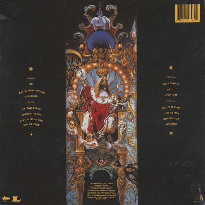 Michael Jackson – Dangerous (2xLP) LP vinyl record, image 2 of 3