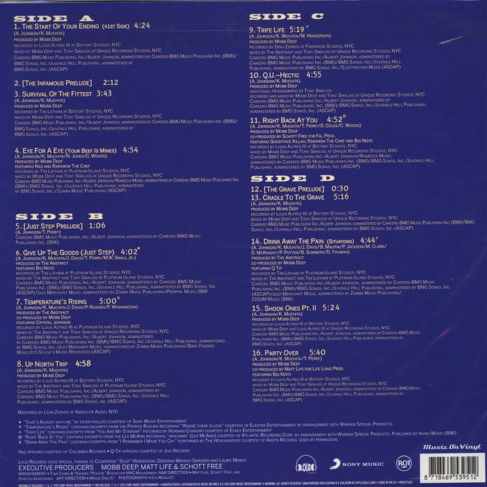 The Infamous – Mobb Deep (2xLP) LP vinyl record, image 3 of 3