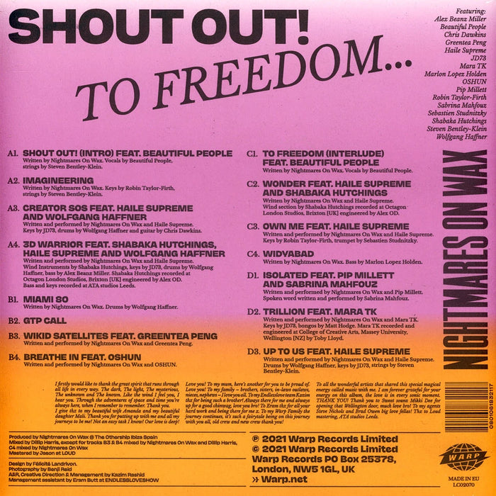 Nightmares On Wax – Shout Out! To Freedom... (2xLP) LP vinyl record, image 2 of 3