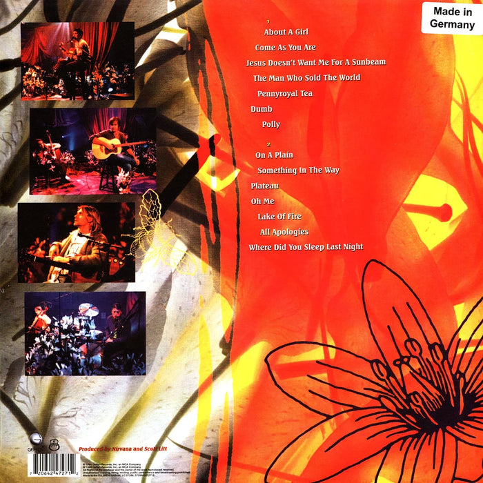 Nirvana – MTV Unplugged In New York LP vinyl record, image 2 of 2