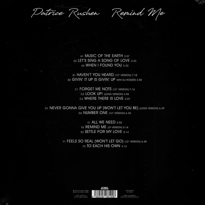 Remind Me (The Classic Elektra Recordings 1978-1984) – Patrice Rushen (3xLP) LP vinyl record, image 2 of 2