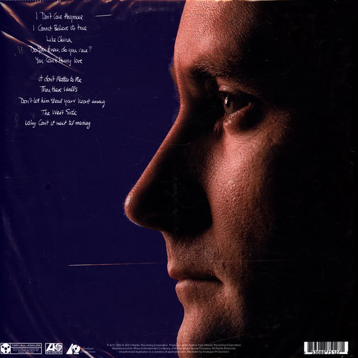 Phil Collins – Hello, I Must Be Going! (2xLP, 45rpm, Atlantic 75 Series, Analogue Productions) LP vinyl record, image 2 of 2