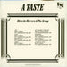 Ricardo Marrero & the Group – A Taste LP vinyl record, image 3 of 3
