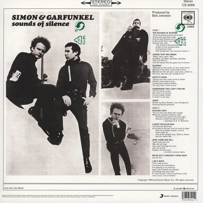 Simon & Garfunkel – Sounds Of Silence LP vinyl record, image 2 of 2