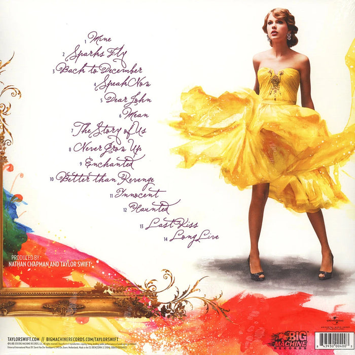 Taylor Swift – Speak Now (2xLP) LP vinyl record, image 2 of 3