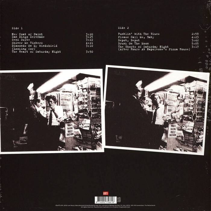 Tom Waits – The Heart Of Saturday Night LP vinyl record, image 2 of 2
