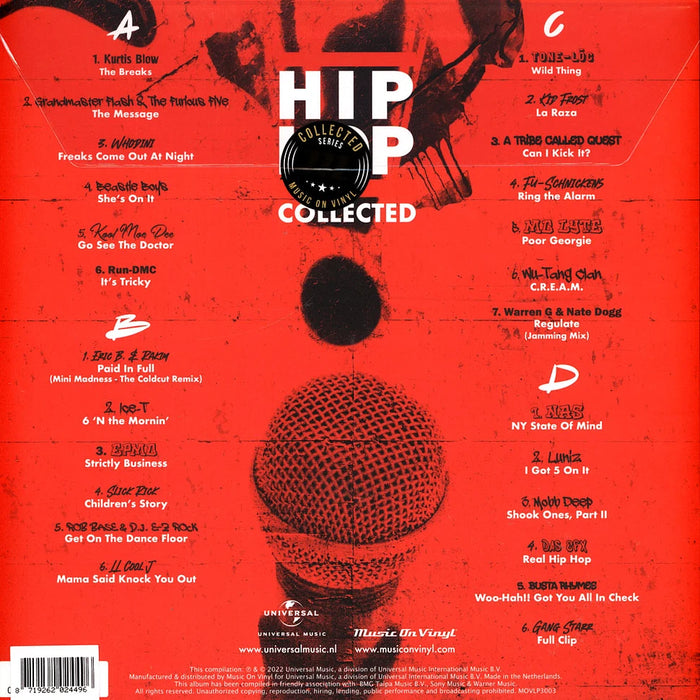 Various – Hip Hop Collected (2xLP) LP vinyl record, image 2 of 3