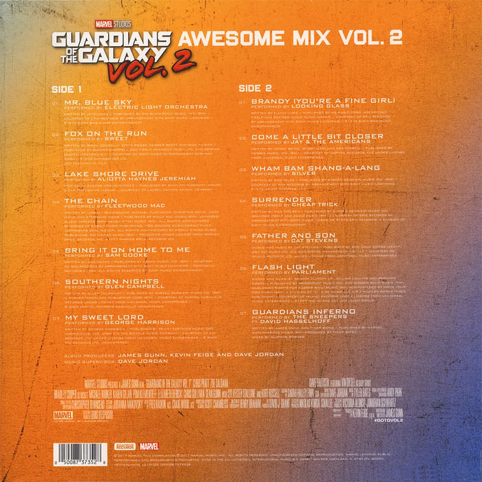 Various – Guardians Of The Galaxy Vol. 2: Awesome Mix Vol. 2 LP vinyl record, image 2 of 3
