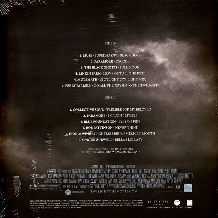 Various – Twilight (Original Motion Picture Soundtrack, Mercury vinyl) LP vinyl record, image 2 of 3