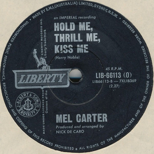 Hold Me, Thrill Me, Kiss Me – Mel Carter (LP, Vinyl Record Album)