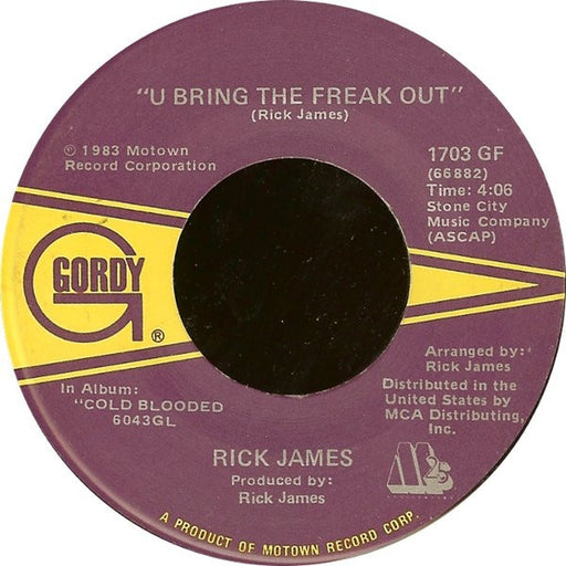 Rick James – U Bring The Freak Out / Money Talks (LP, Vinyl Record Album)