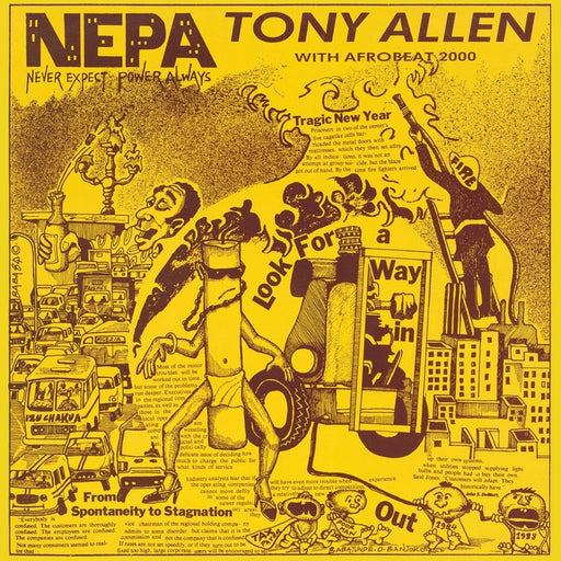 Tony Allen, Afrobeat 2000 – N.E.P.A. (Never Expect Power Always) (LP, Vinyl Record Album)