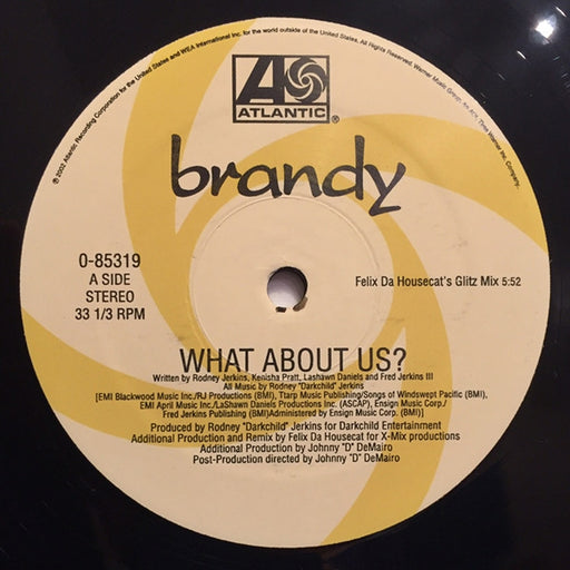 Brandy – What About Us? (Felix Da Housecat Remixes) (LP, Vinyl Record Album)