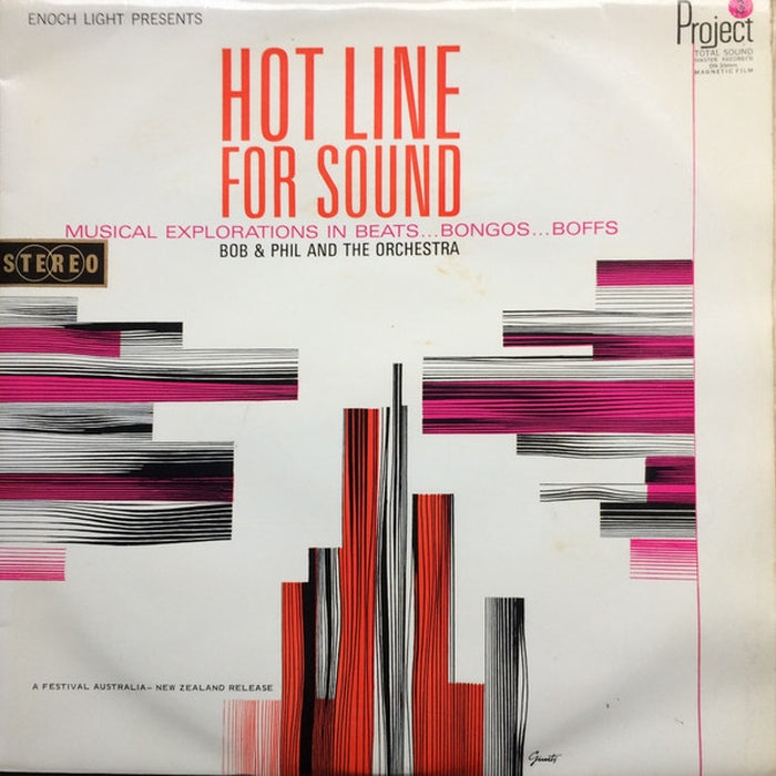 Bob & Phil And The Orchestra – Hot Line For Sound (Musical Explorations In Beats...Bongos...Boffs) (LP, Vinyl Record Album)