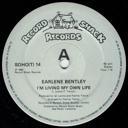 Earlene Bentley – I'm Living My Own Life (LP, Vinyl Record Album)