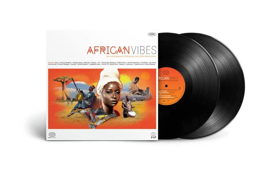 Various – African Vibes: The Finest Selection Of Electronic Music With African Flavor (2xLP) LP vinyl record, image 2 of 2