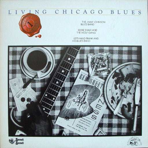 The Jimmy Johnson Blues Band, Eddie Shaw And The Wolf Gang, Left Hand Frank And His Blues Band – Living Chicago Blues - Volume 1 (LP, Vinyl Record Album)
