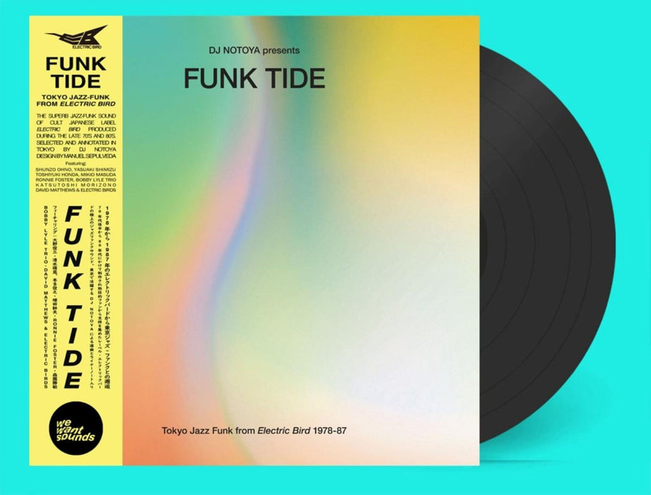 DJ Notoya – Funk Tide (Tokyo Jazz-Funk From Electric Bird 1978-87) LP vinyl record, image 2 of 3