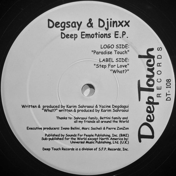 Degsay, Djinxx – Deep Emotions E.P. (LP, Vinyl Record Album)