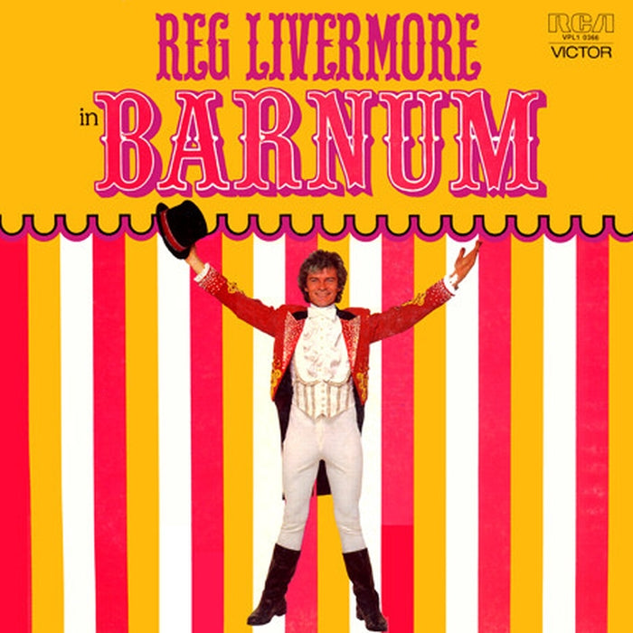Reg Livermore, "Barnum" Original Australian Cast – Barnum (LP, Vinyl Record Album)
