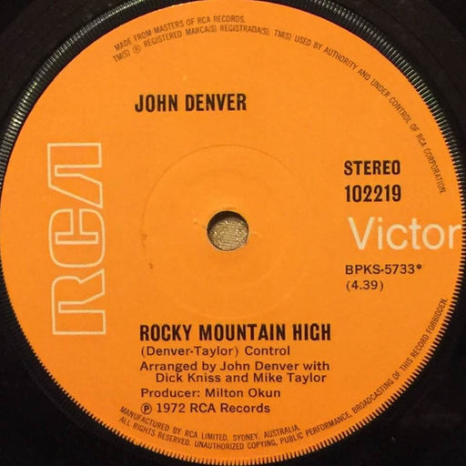 John Denver – Rocky Mountain High (LP, Vinyl Record Album)