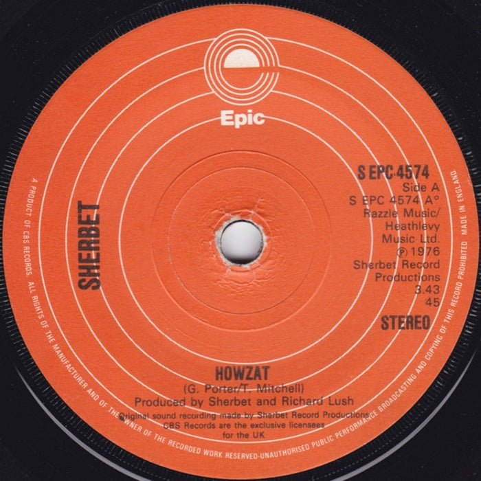 Sherbet – Howzat (LP, Vinyl Record Album)