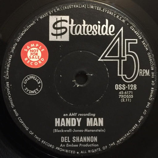 Handy Man / Give Her Lots Of Lovin' – Del Shannon (LP, Vinyl Record Album)