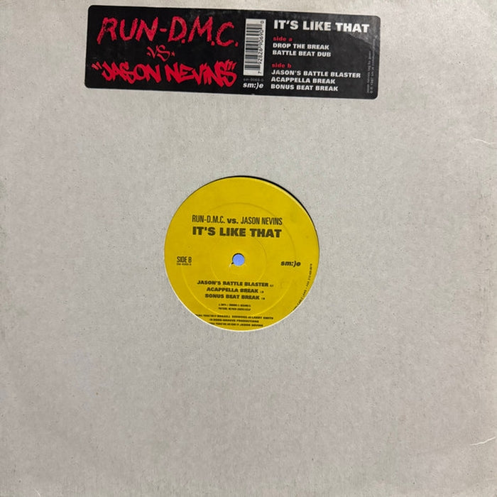 Run-DMC, Jason Nevins – It's Like That (LP, Vinyl Record Album)