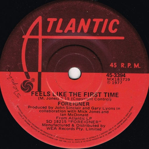 Foreigner – Feels Like The First Time (LP, Vinyl Record Album)