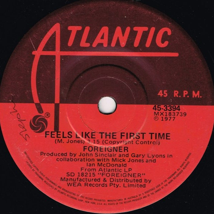 Foreigner – Feels Like The First Time (LP, Vinyl Record Album)