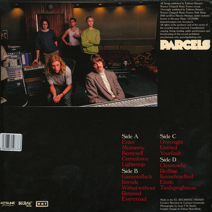 Parcels – Live Vol.1 (2xLP) LP vinyl record, image 2 of 2