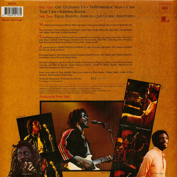 Peter Tosh – Equal Rights (2xLP, Music On Vinyl, Orange Vinyl) LP vinyl record, image 2 of 3