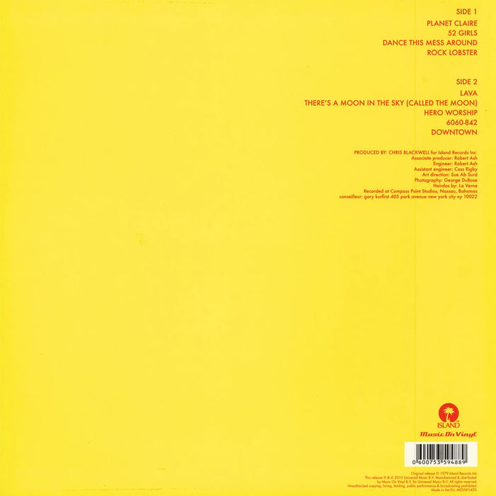 The B-52's – The B-52's LP vinyl record, image 2 of 2