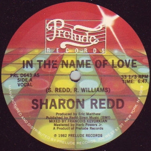 Sharon Redd – In The Name Of Love / Never Give You Up (LP, Vinyl Record Album)