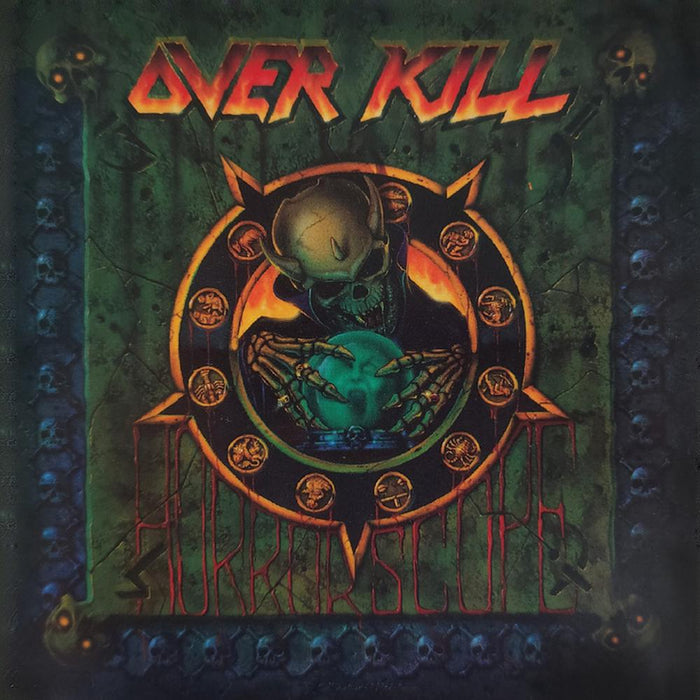 Overkill – Horrorscope (Limited Edition, Blue With Black Marble) - Image 1
