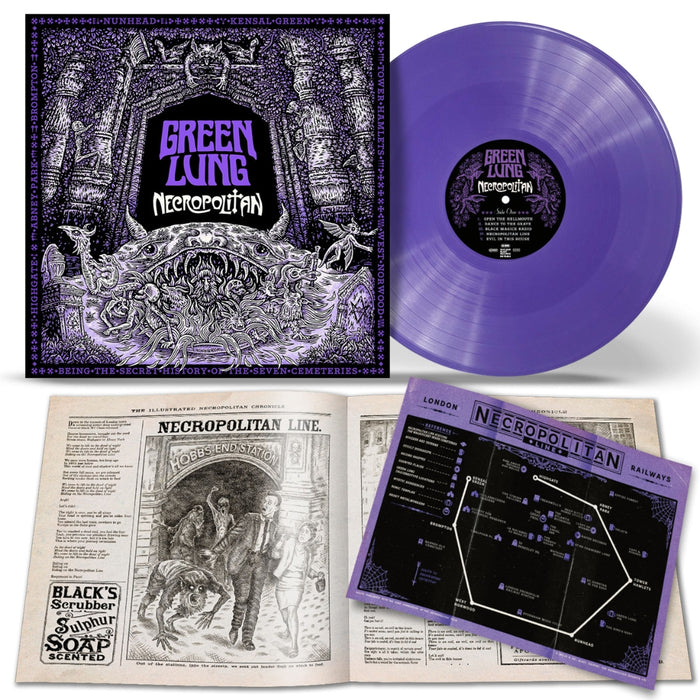 Green Lung – Necropolitan (Purple Vinyl, Gatefold) LP vinyl record, image 3 of 3